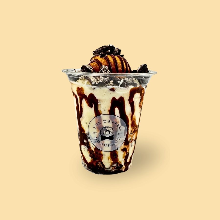 Doughnut Ice Cream Cup – Cookies & Cream from Dapper Doughnut